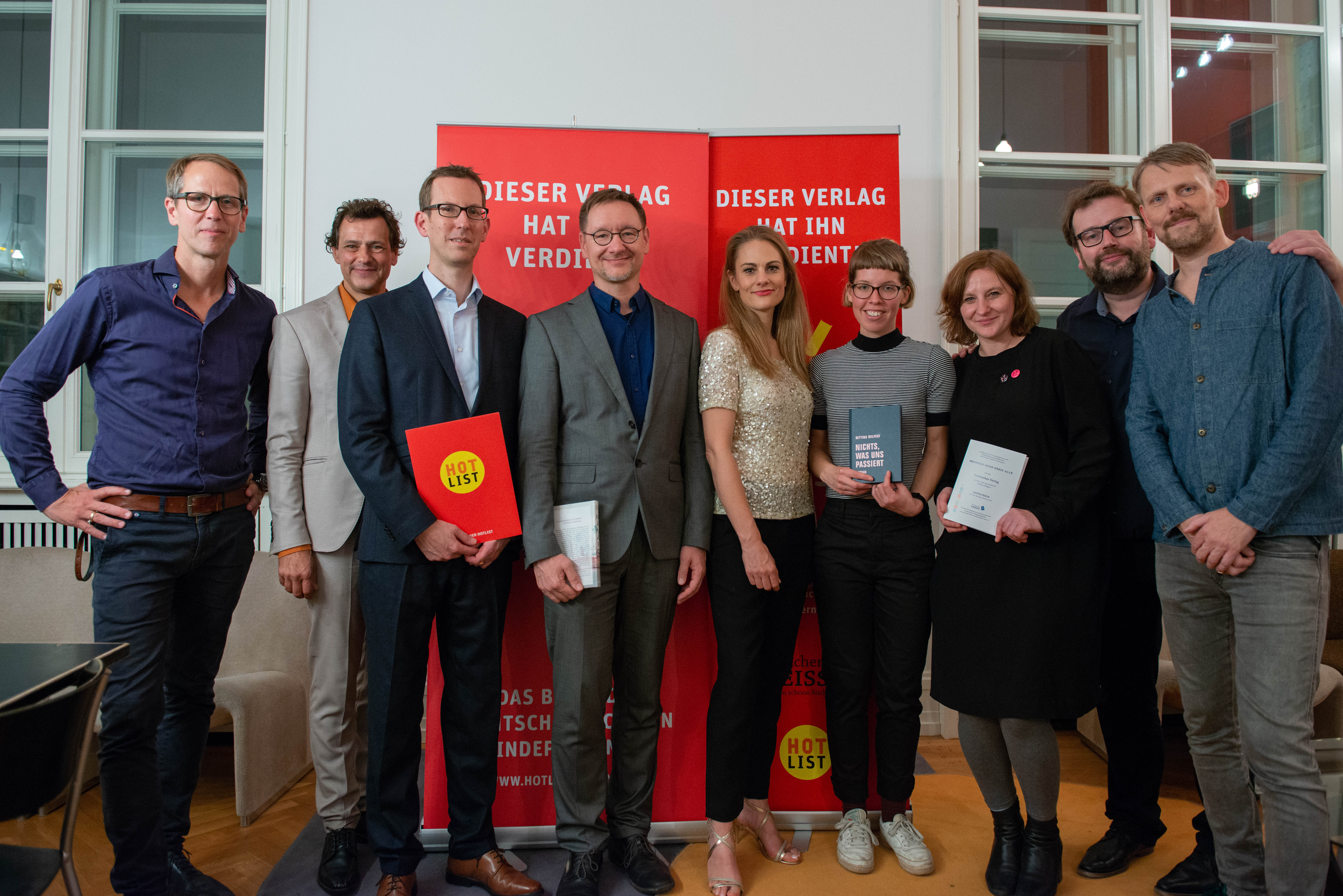 Die Preisträger: Preis der Hotlist und Melusine-Huss-Preis 2018
